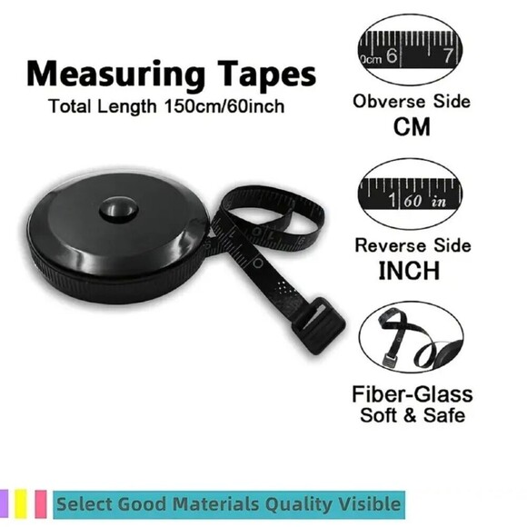 Pink Tape Measure 60 Inch Retractable Measuring Tape for Body and more - Picture 5 of 6